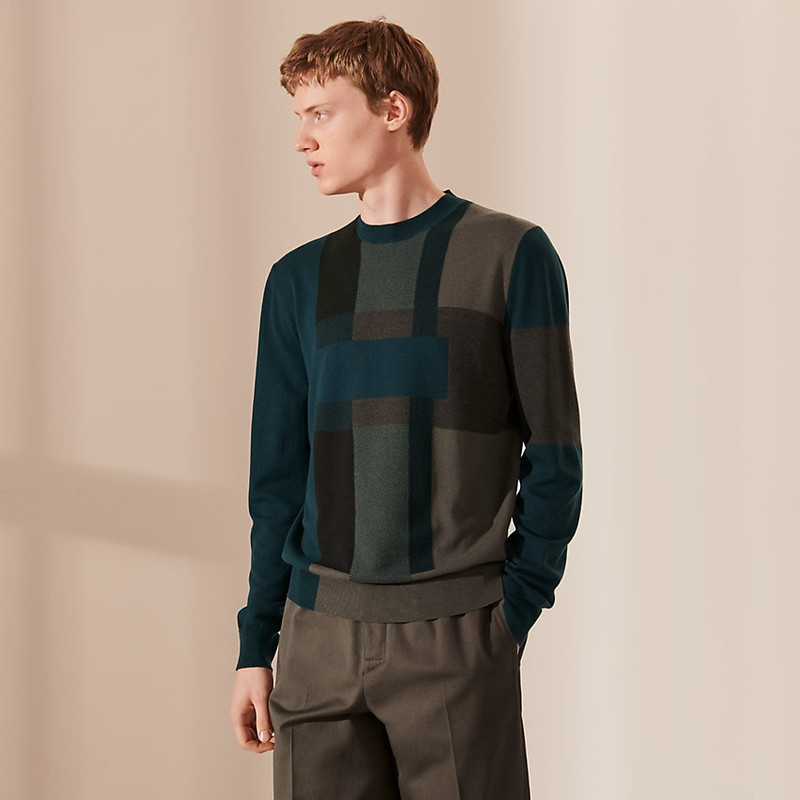 Hermès "H en Calques" crewneck sweater outlook