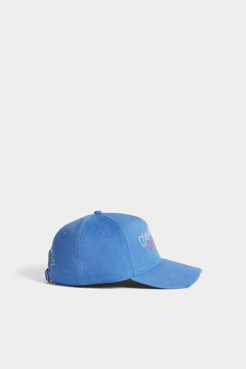 SUMMER LOVERS EMBROIDERED BASEBALL CAP - 4