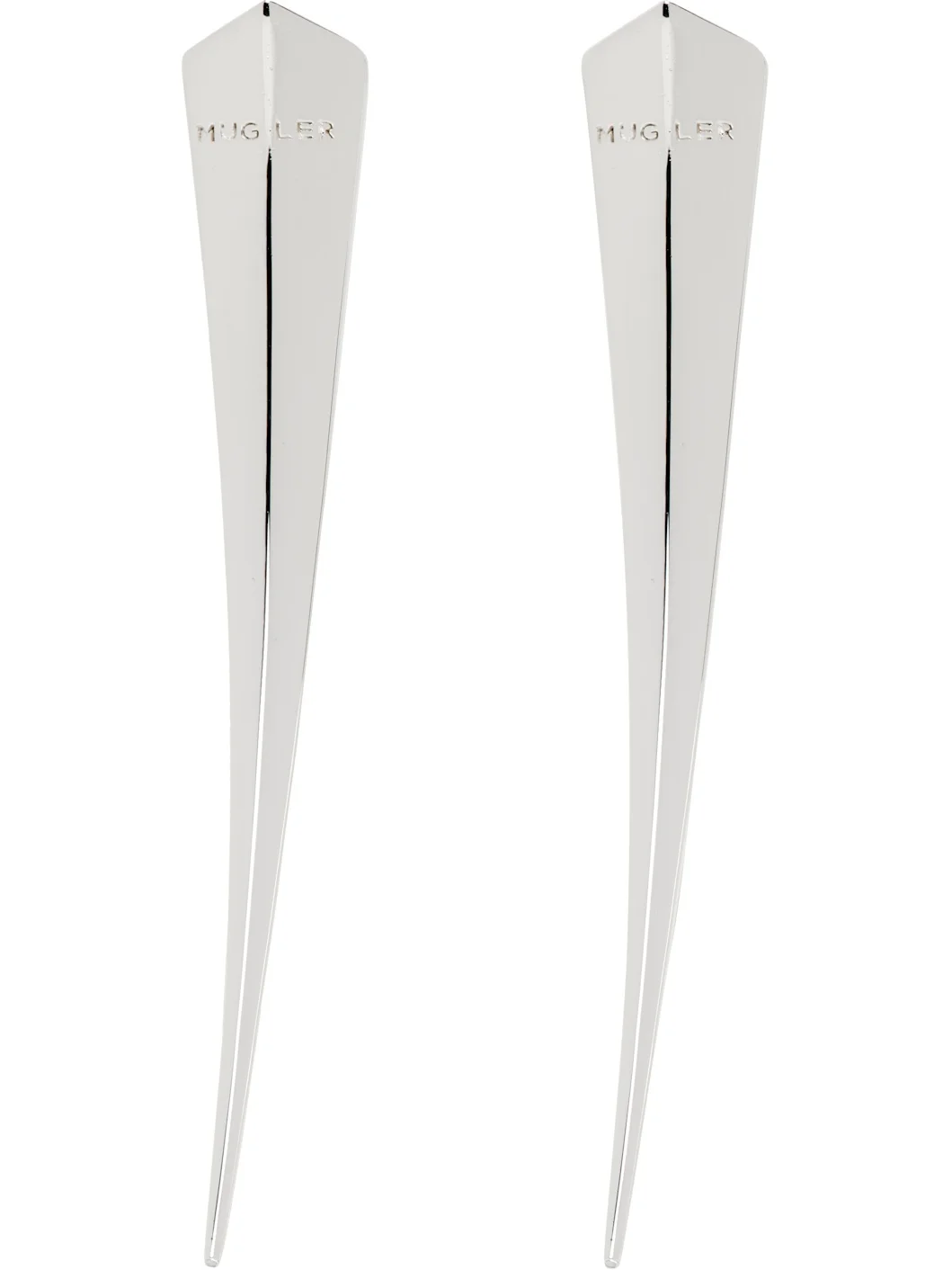 Engraved-Logo Earrings - 1