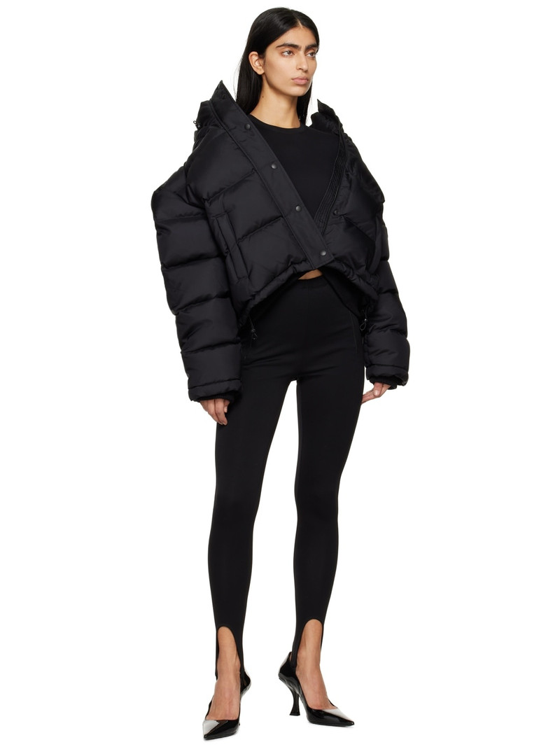 WARDROBE.NYC Black Hooded Down Jacket outlook