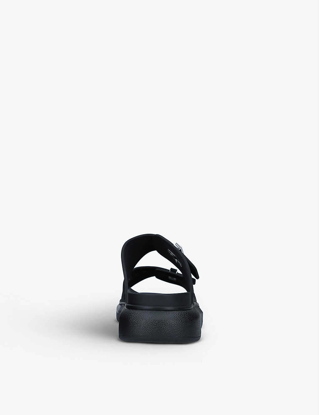 Hybrid double-buckle leather sandals - 4