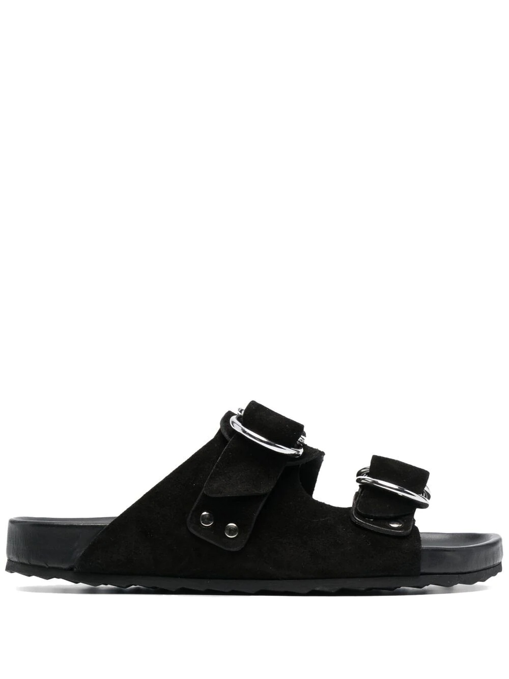 two-strap slip-on sandals - 1