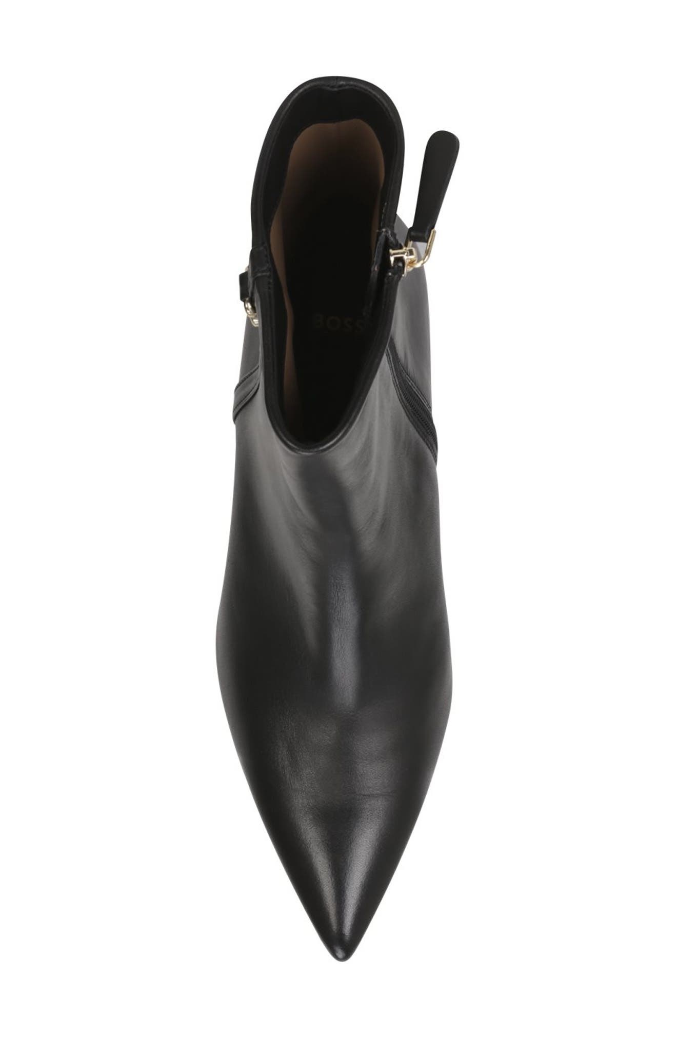 BOSS Janet Pointed Toe Bootie in Black at Nordstrom - 5