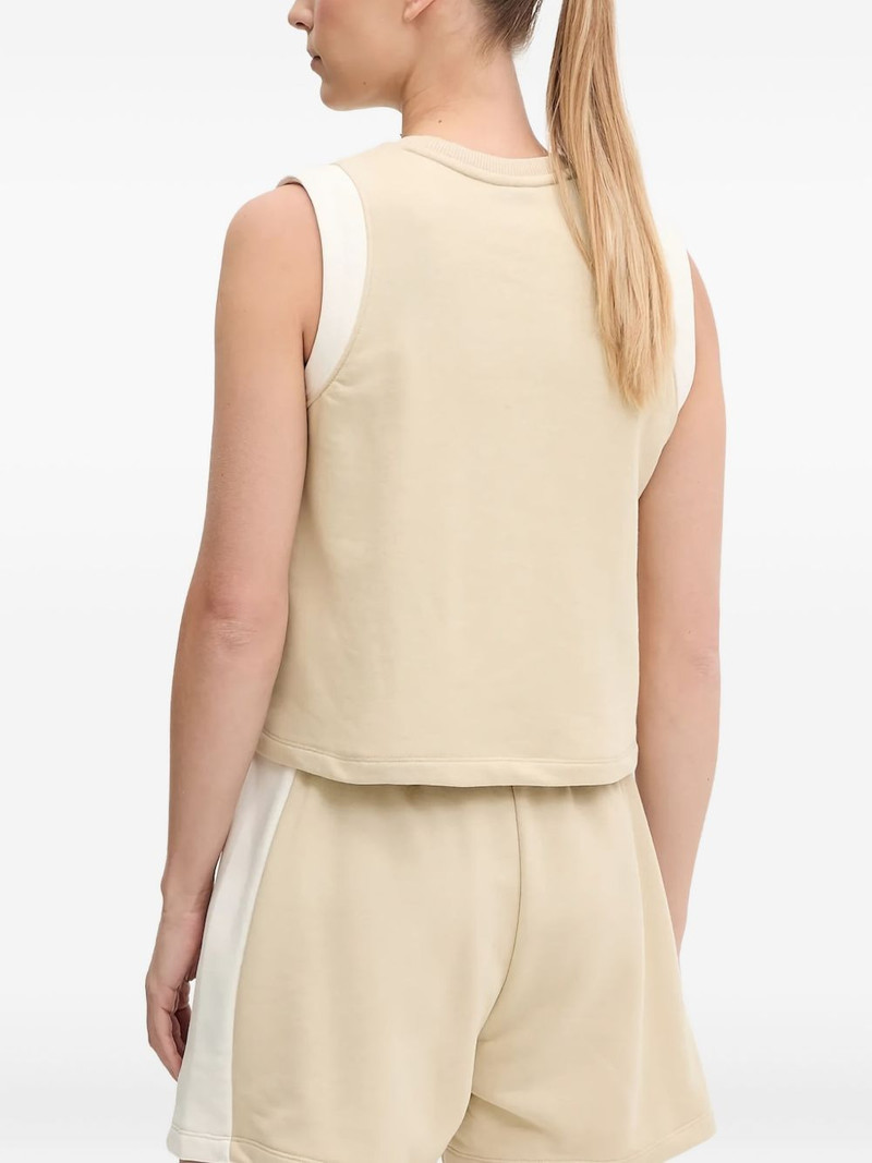 contrast-panel sleeveless top 3