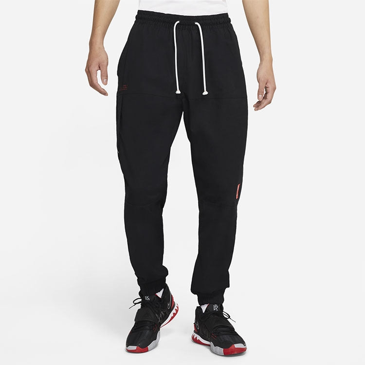 Men's Nike Lacing Cargo Bundle Feet Sports Pants/Trousers/Joggers Autumn Black CK6758-010 - 5