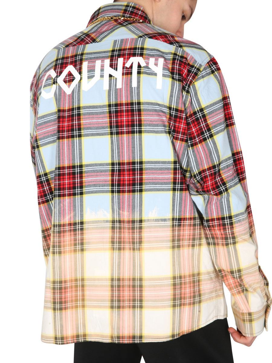 Shirt With Check Print - 4
