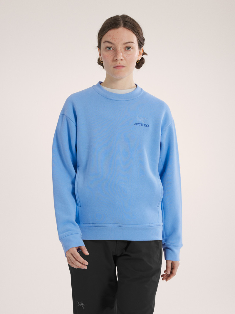 Emblem Fleece Crew Neck Pullover 3