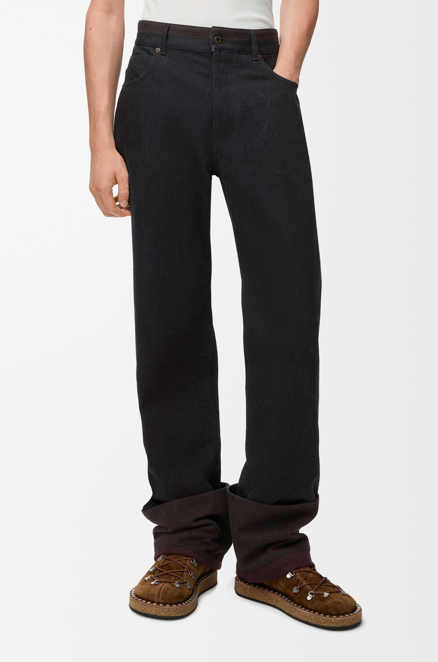Turn-up jeans in denim - 3