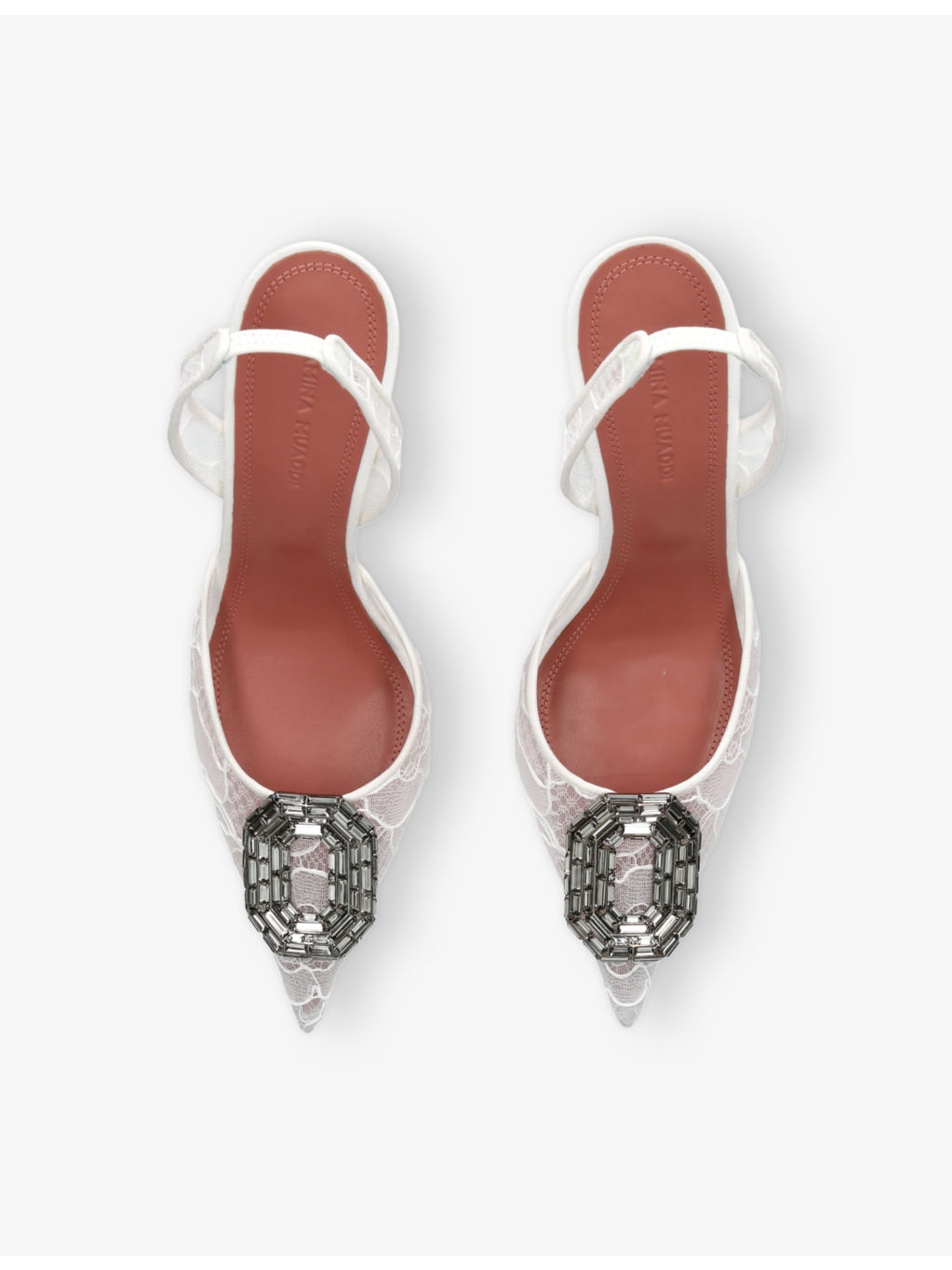 Camelia 90 slingback lace heeled courts - 2