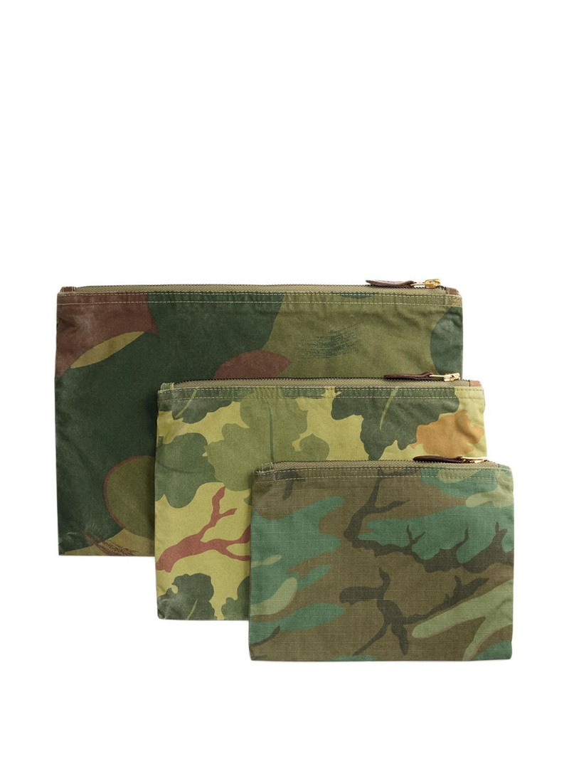 RRL by Ralph Lauren camouflage zip pouch (pack of three) outlook