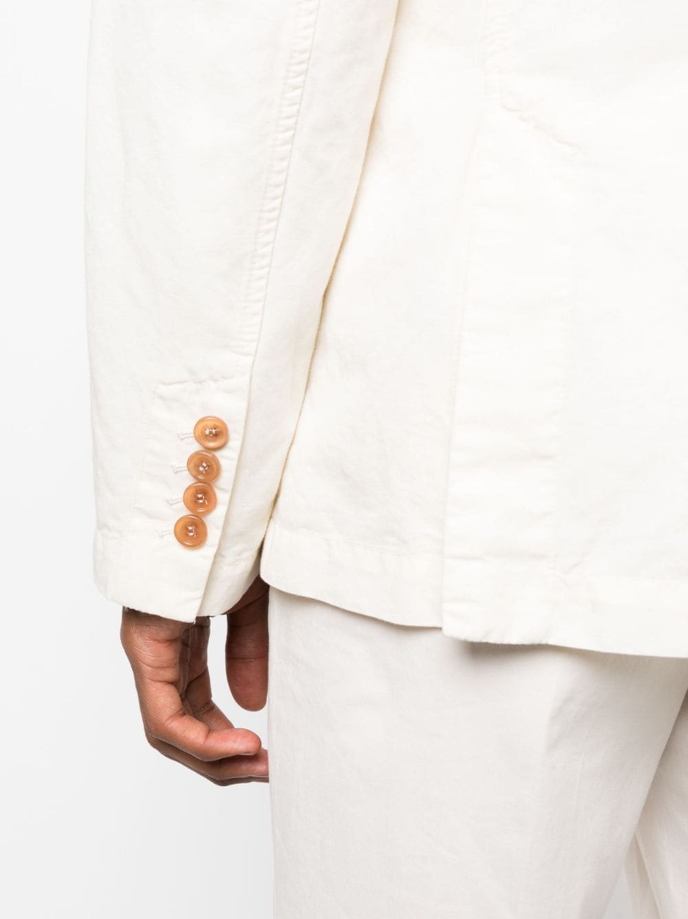 single-breasted button-fastening jacket - 5