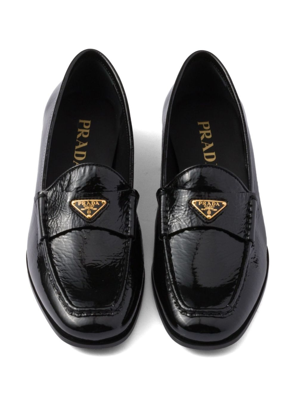 Prada Women Patent Leather Loafers - 5