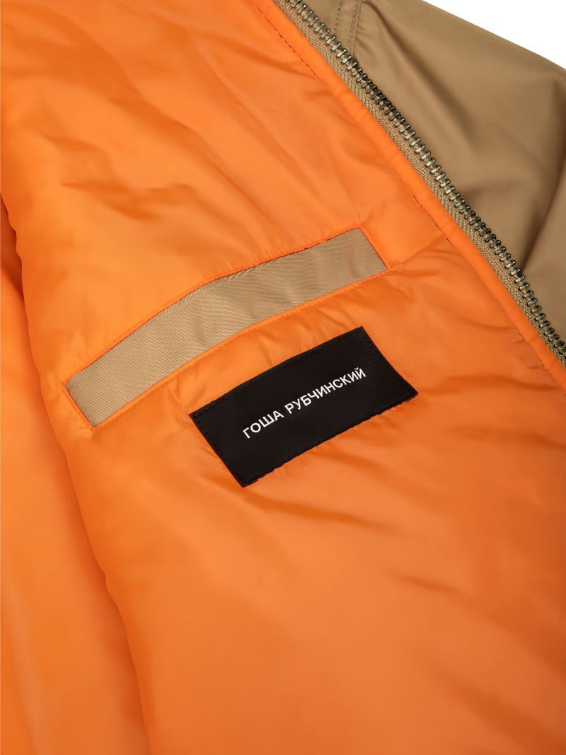 padded-design zip-up bomber jacket 4
