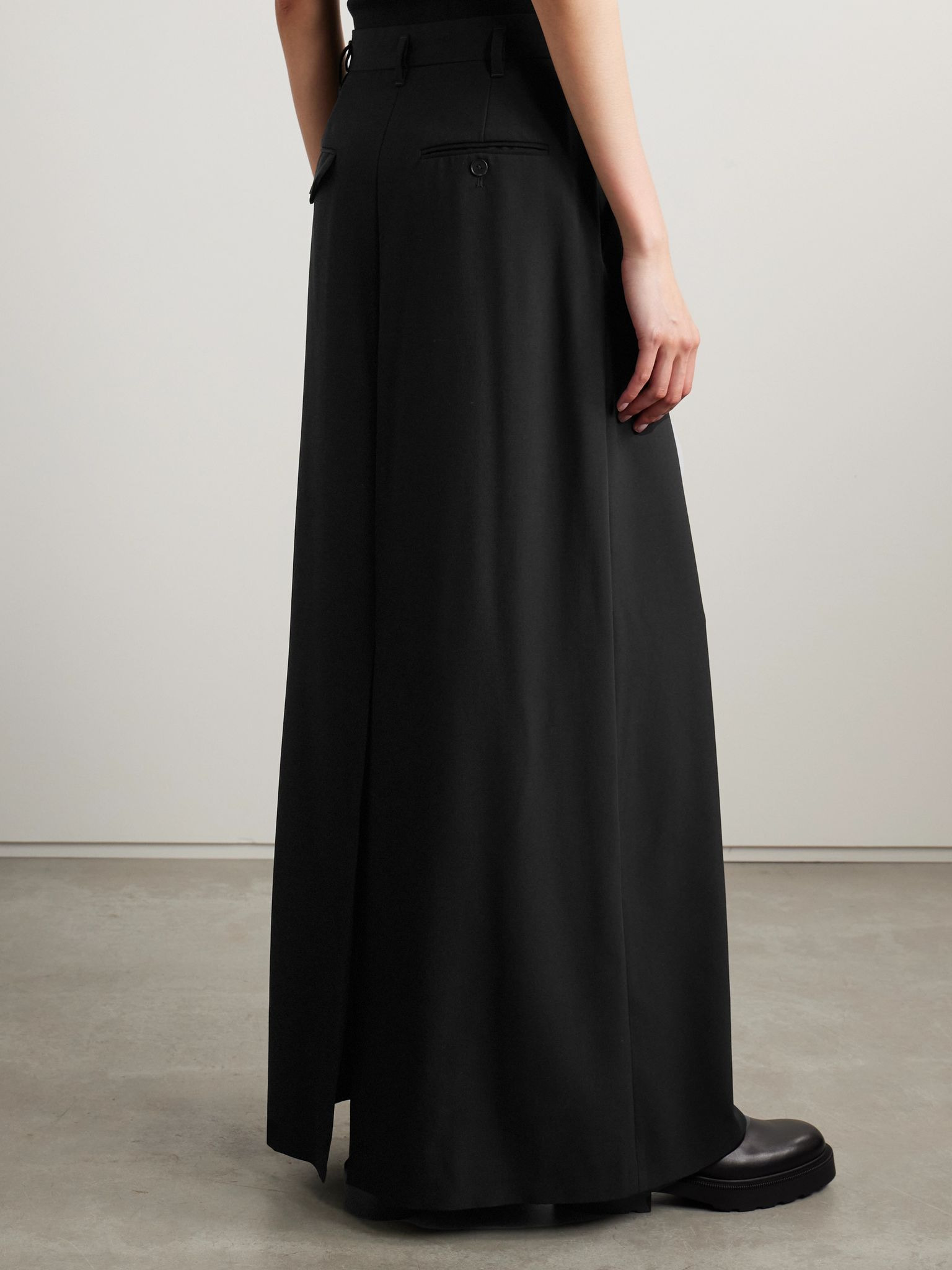 Seraphyne wool maxi skirt Black - 4