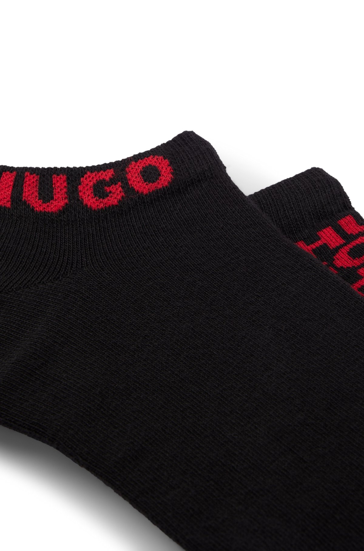 TWO-PACK OF ANKLE SOCKS WITH LOGOS - 2