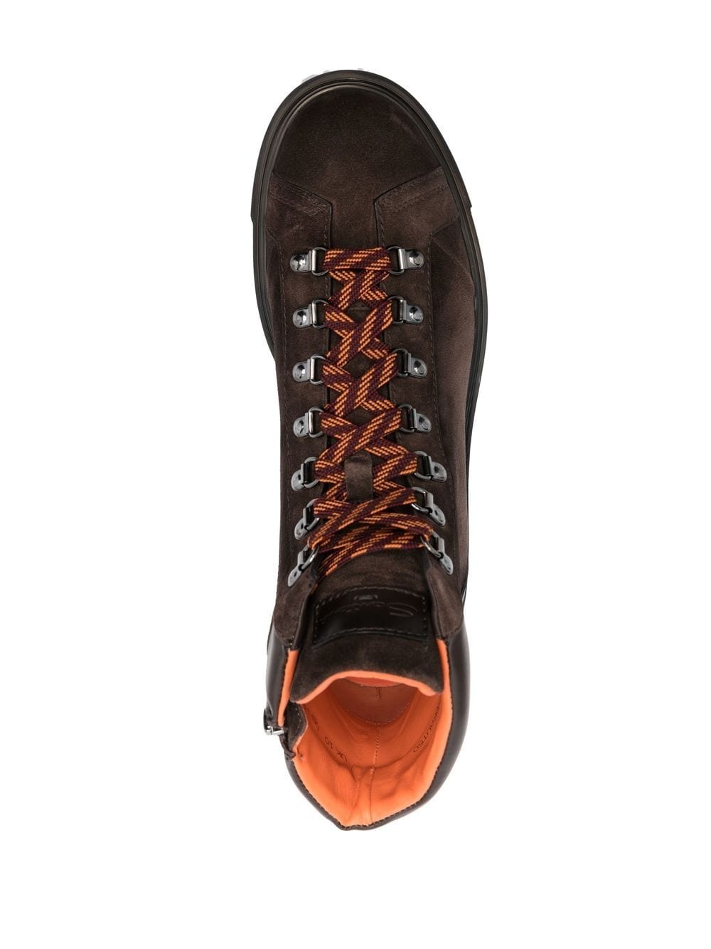 lace-up suede boots - 4