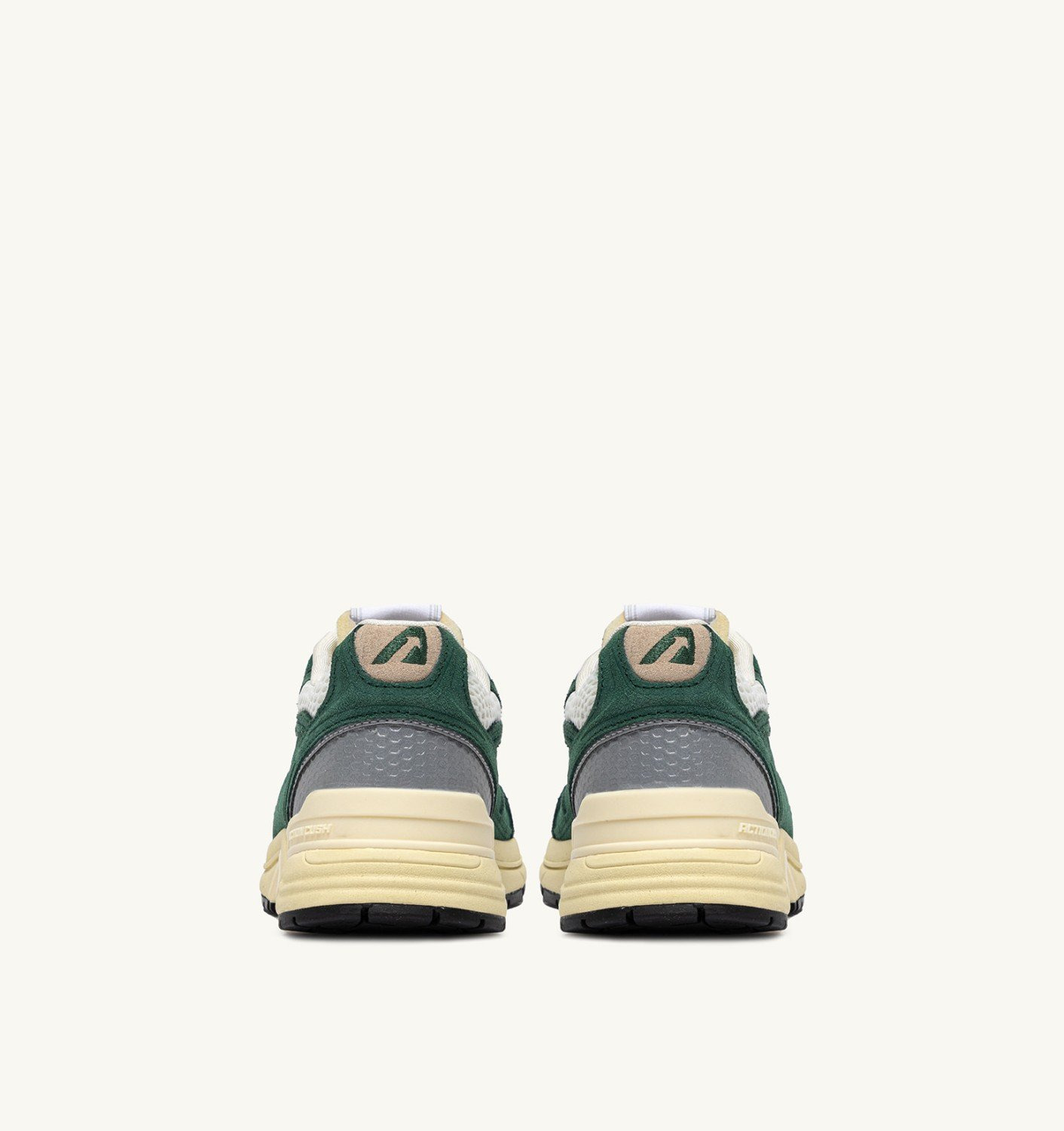 HYPERWAY SNEAKERS IN MALACHITE COLOR AND SILVER-TONE SUEDE AND MESH - 4