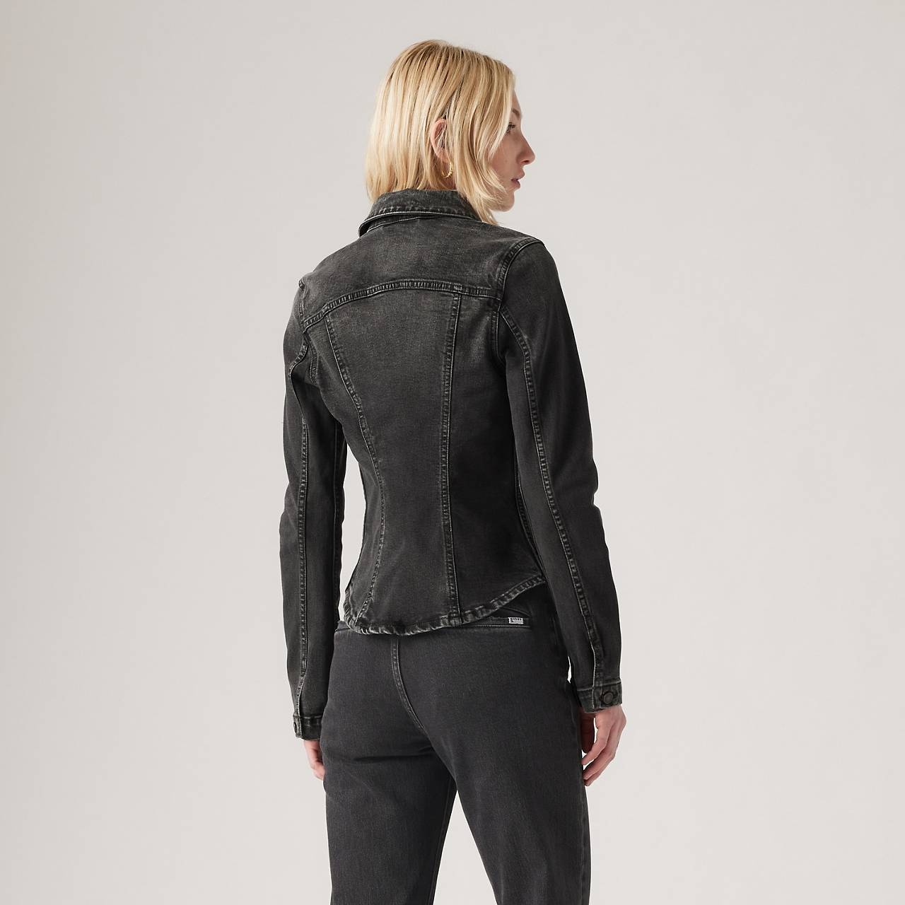 SLIM TAILORED TRUCKER JACKET - 3