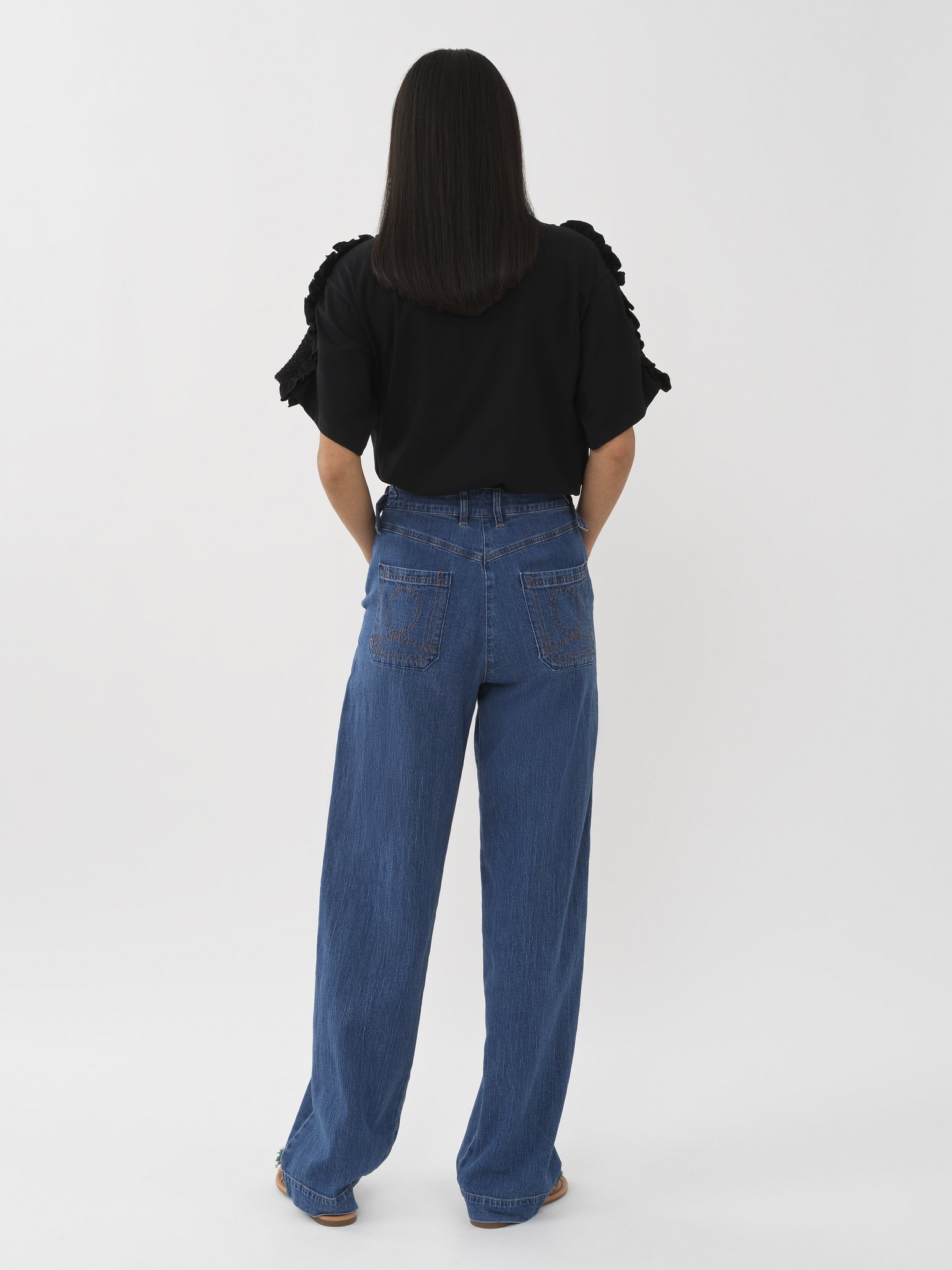 SMOCKED LUREX TOP - 3