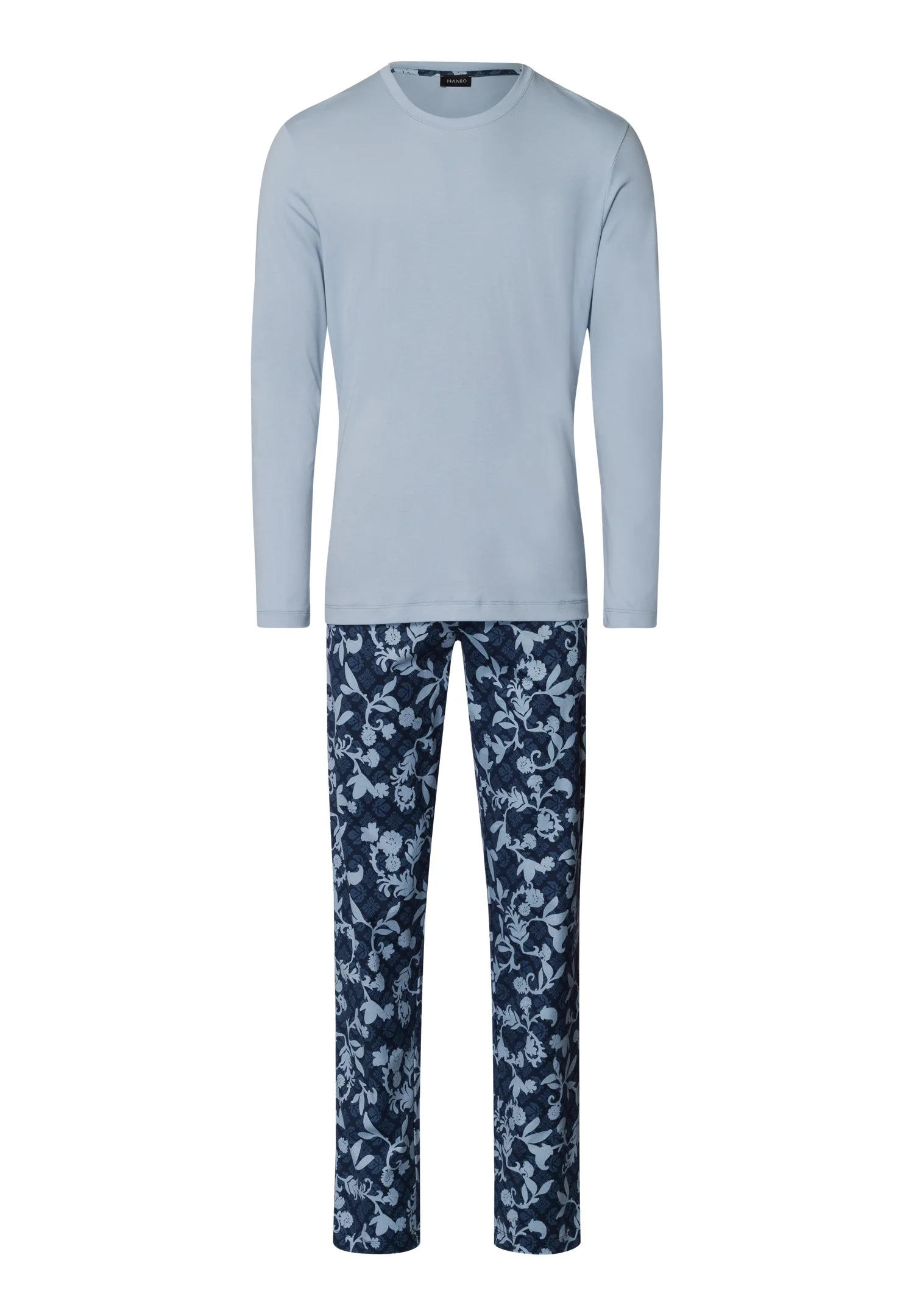 Night And Day Crew Neck Cotton Pajama Set - 1