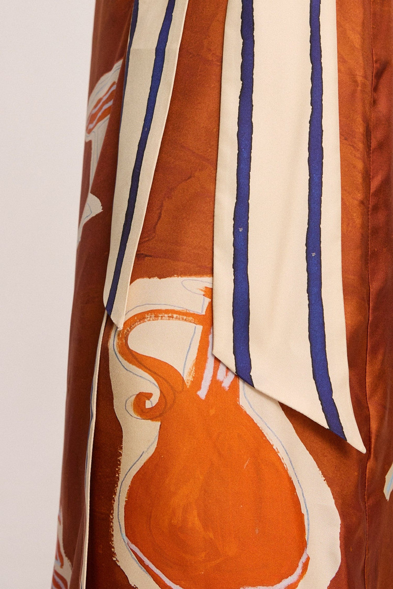 Soleil D'Amour Silk Sarong Skirt 5