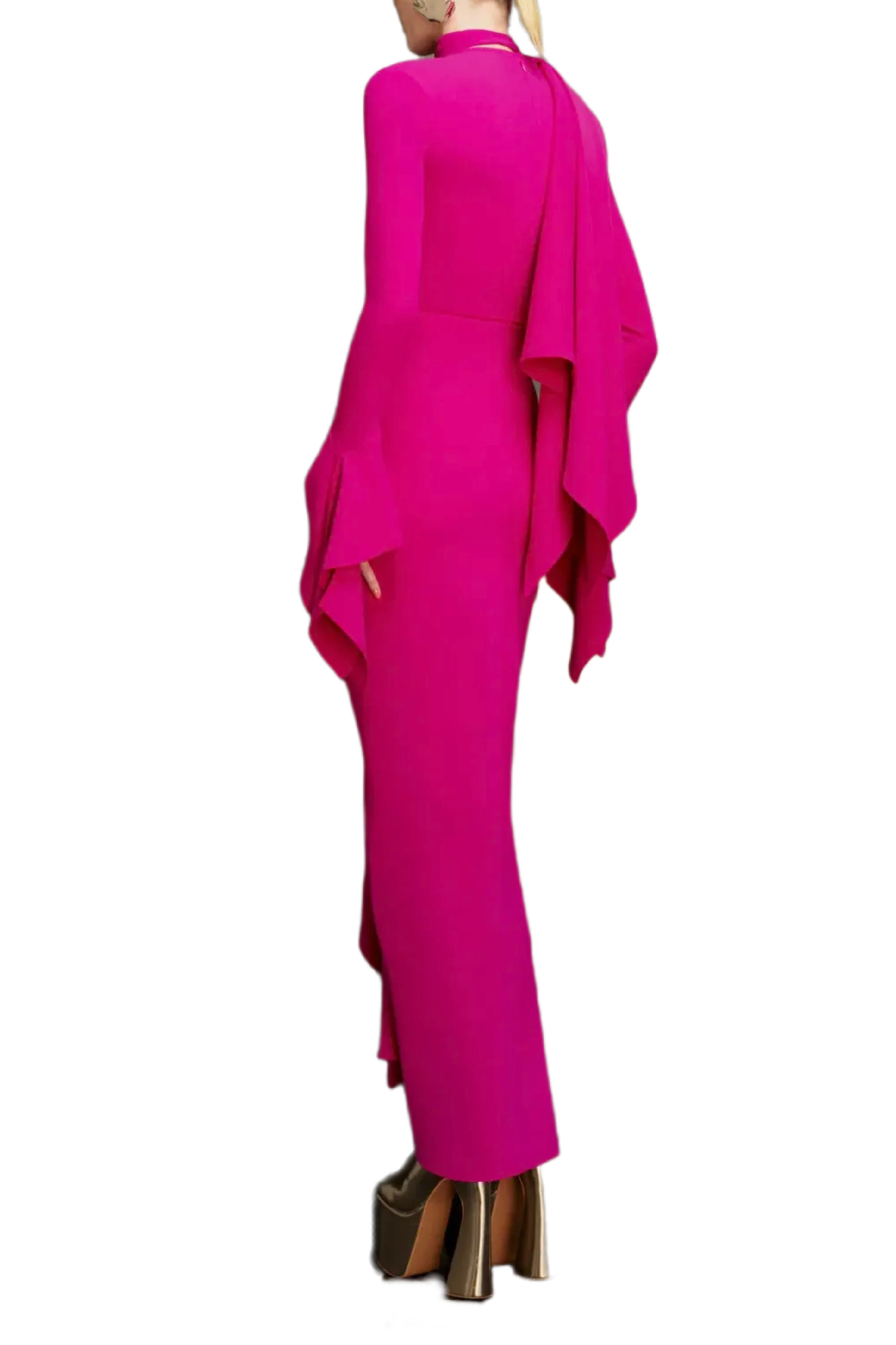 NELLA DRESS IN FUCHSIA - 3
