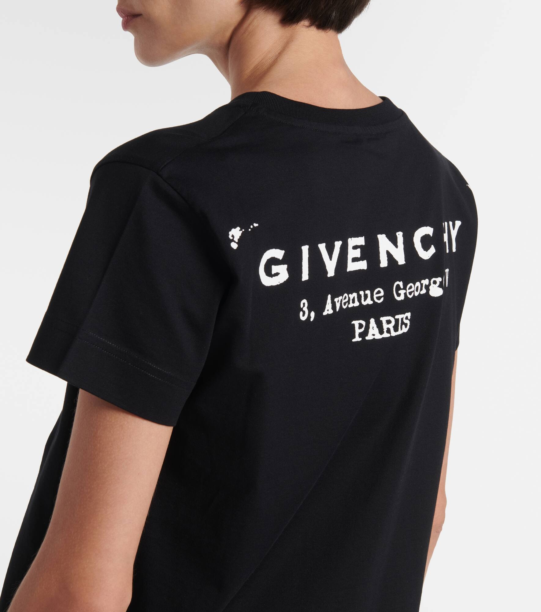 Givenchy Stamp logo cotton jersey T-shirt - 5