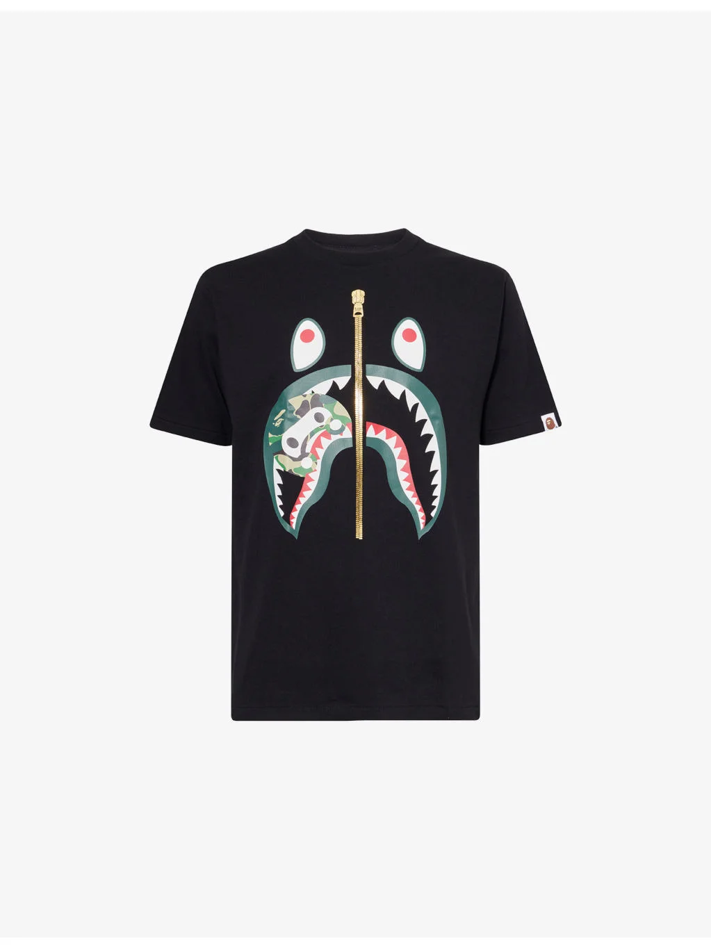 Camo Milo Shark Graphic-Print Cotton T-Shirt - 1