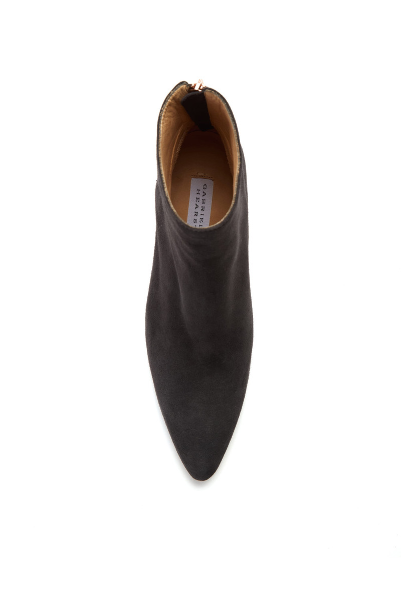 Clayton Ankle Boot in Dark Grey Suede 4