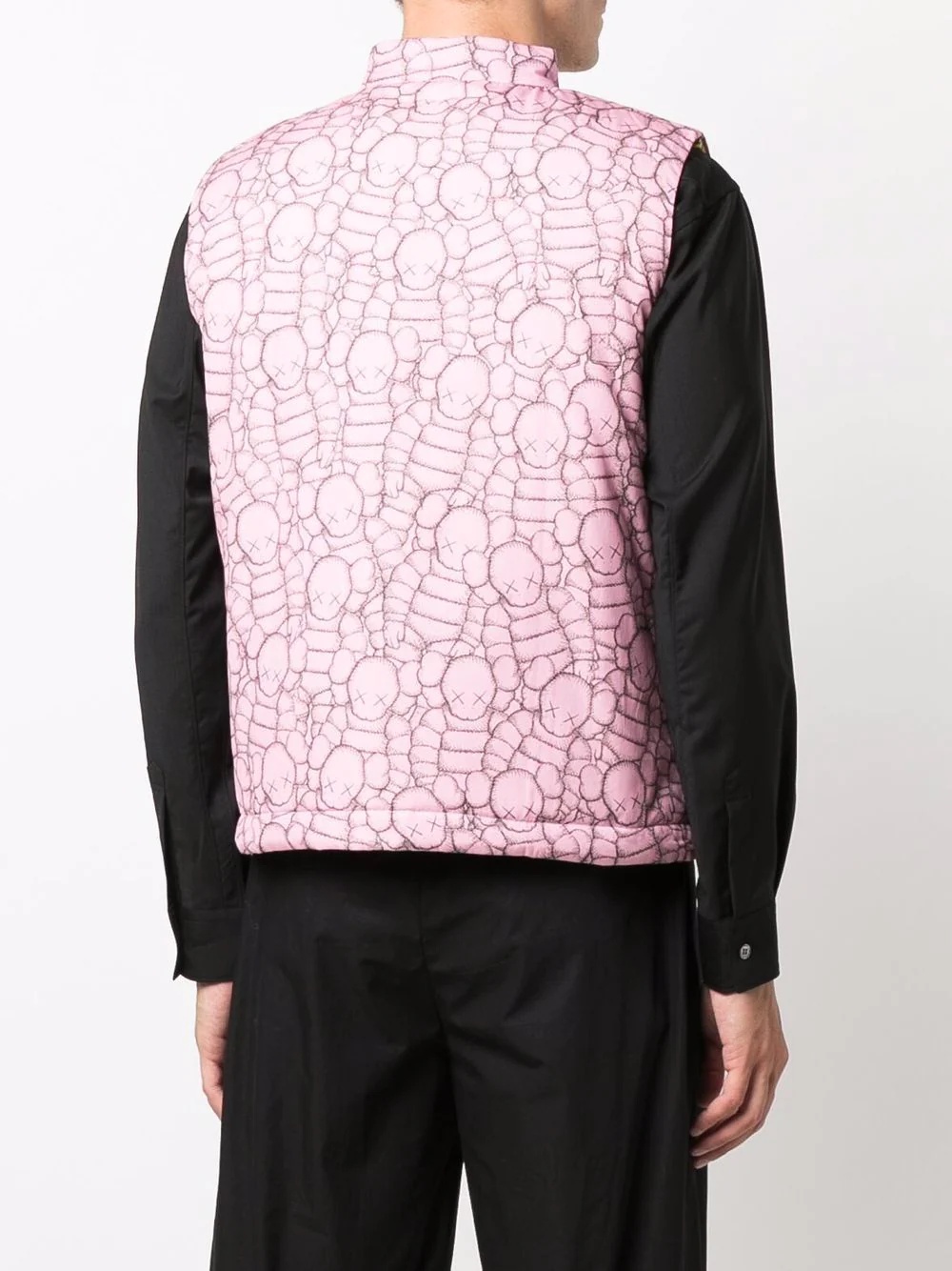 x KAWS graphic-print gilet - 4