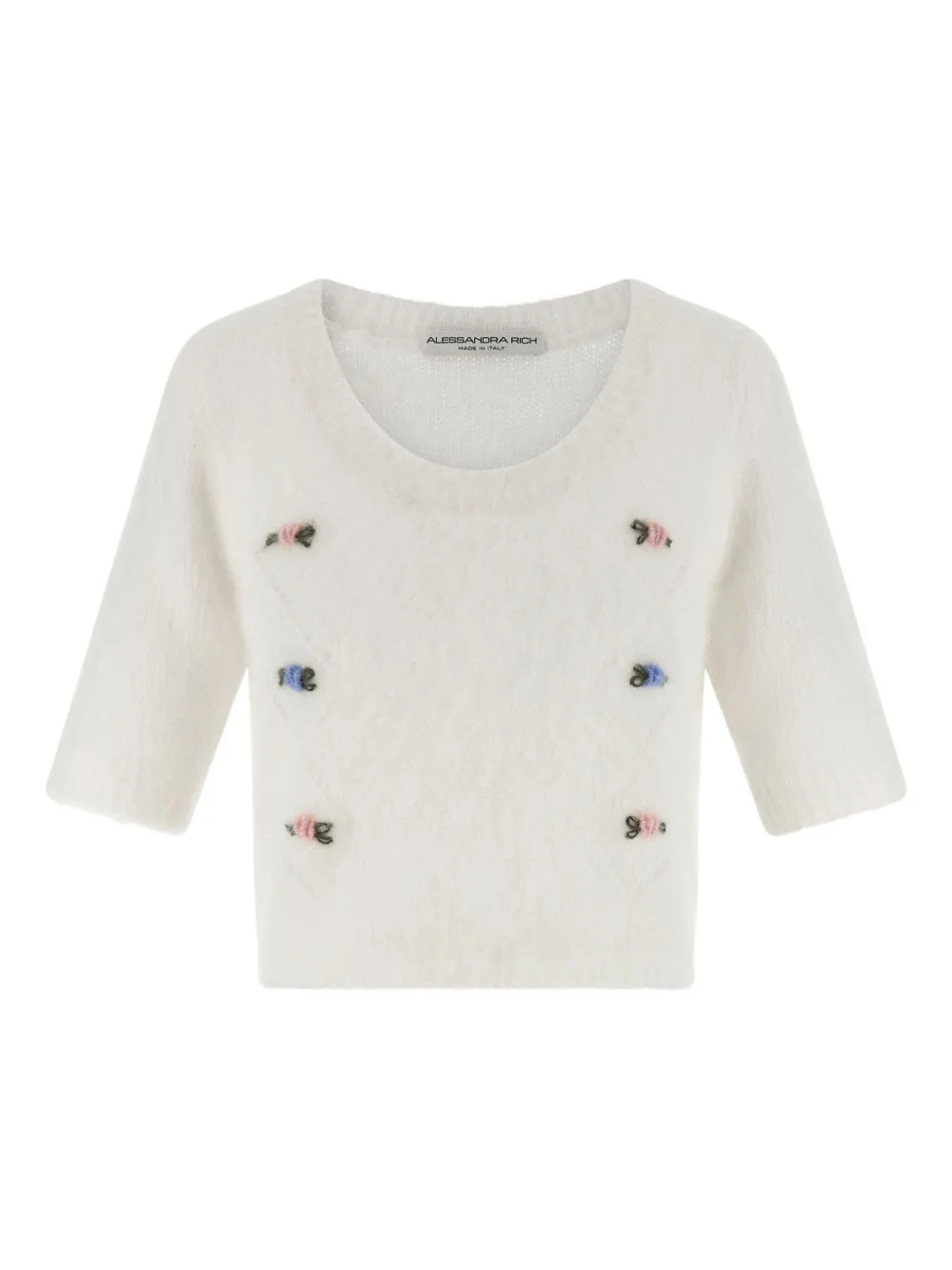 embroidered sweater - 1