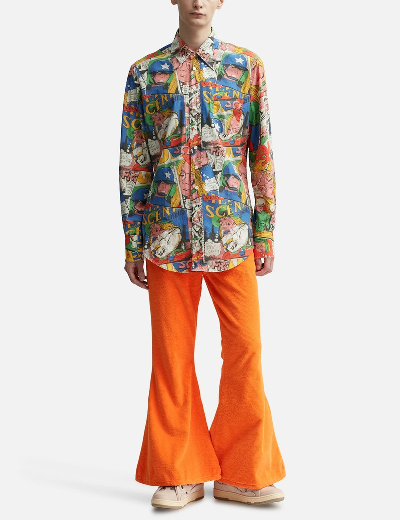 ERL UNISEX CORDUROY FLARED PANTS WOVEN outlook