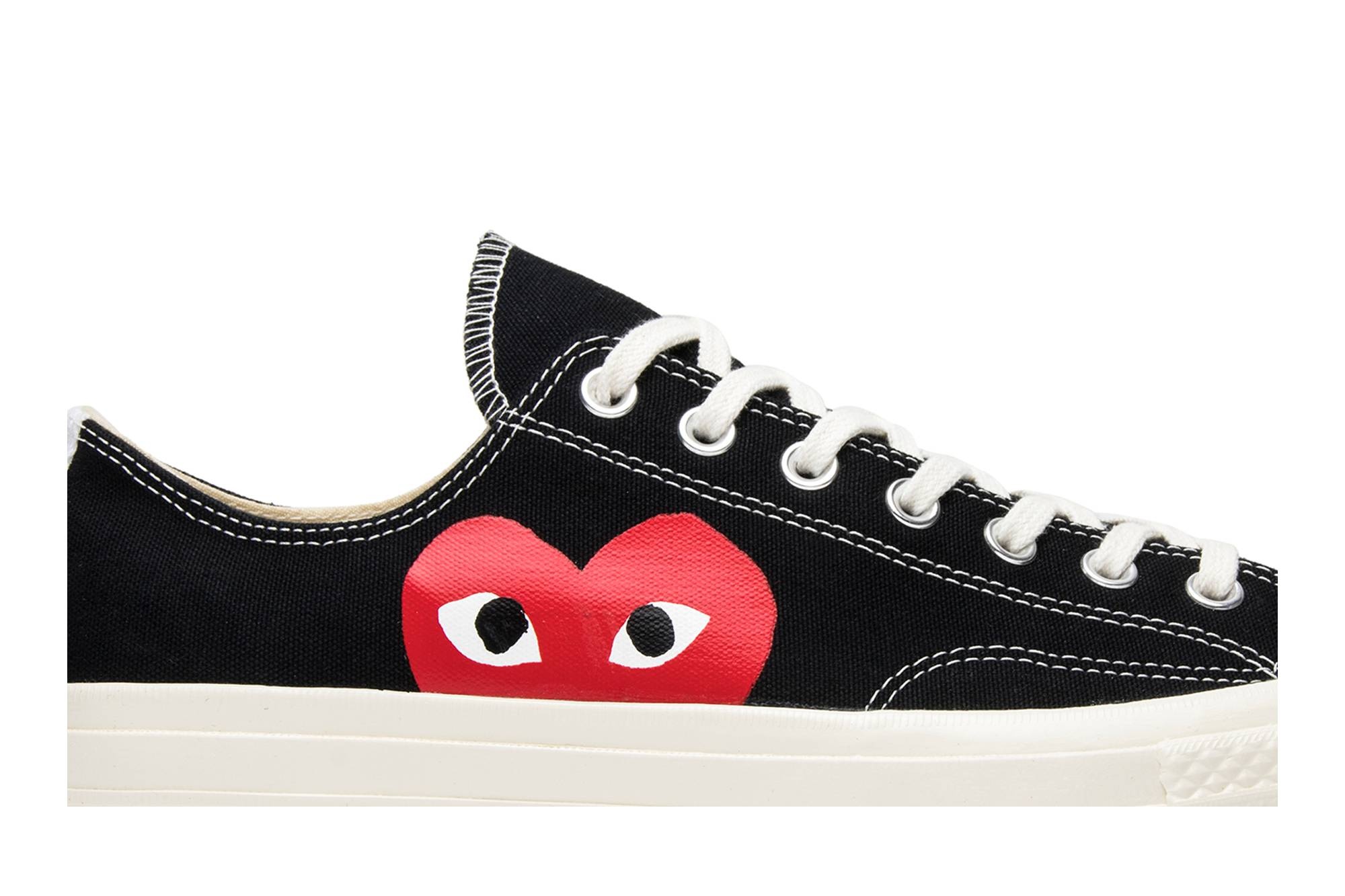 Comme des Garçons Play x Chuck 70 Low 'Black White' - 2