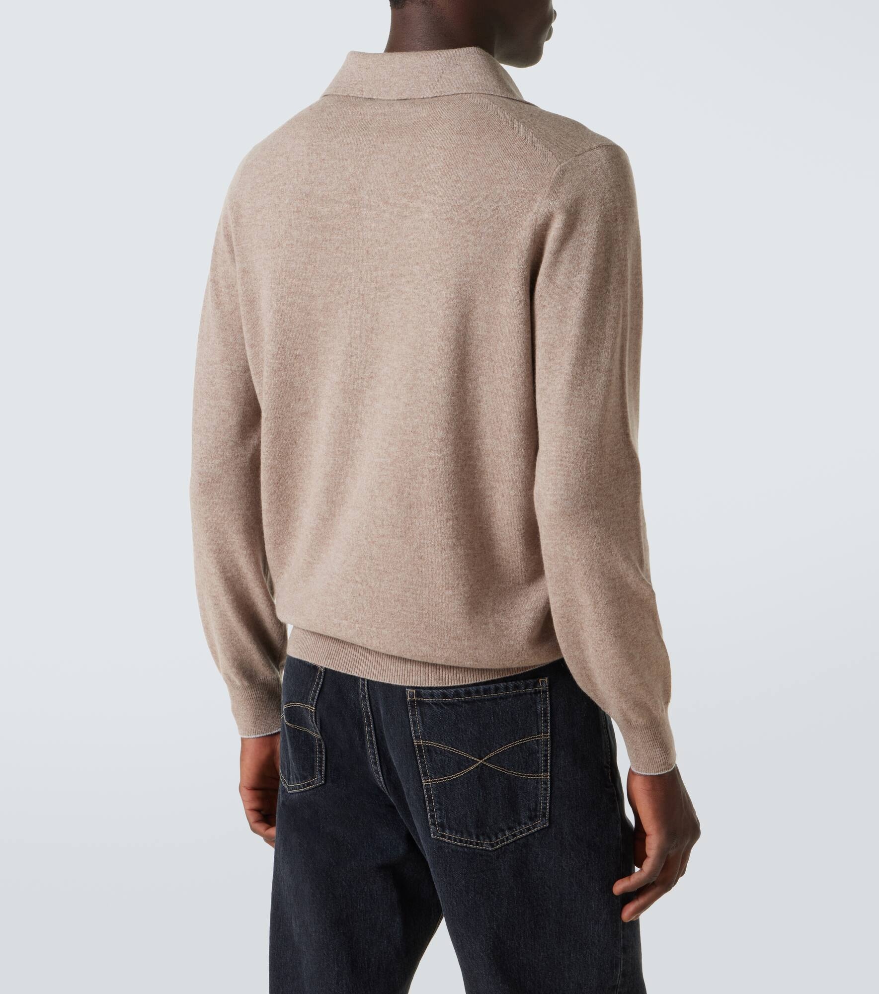 Cashmere polo sweater - 4