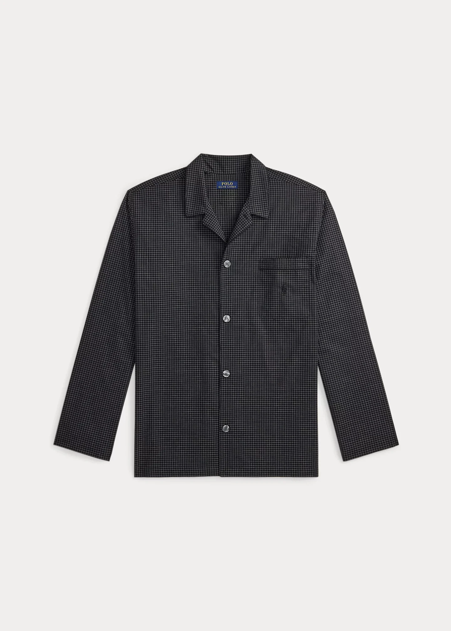 Plaid Pajama Shirt - 1