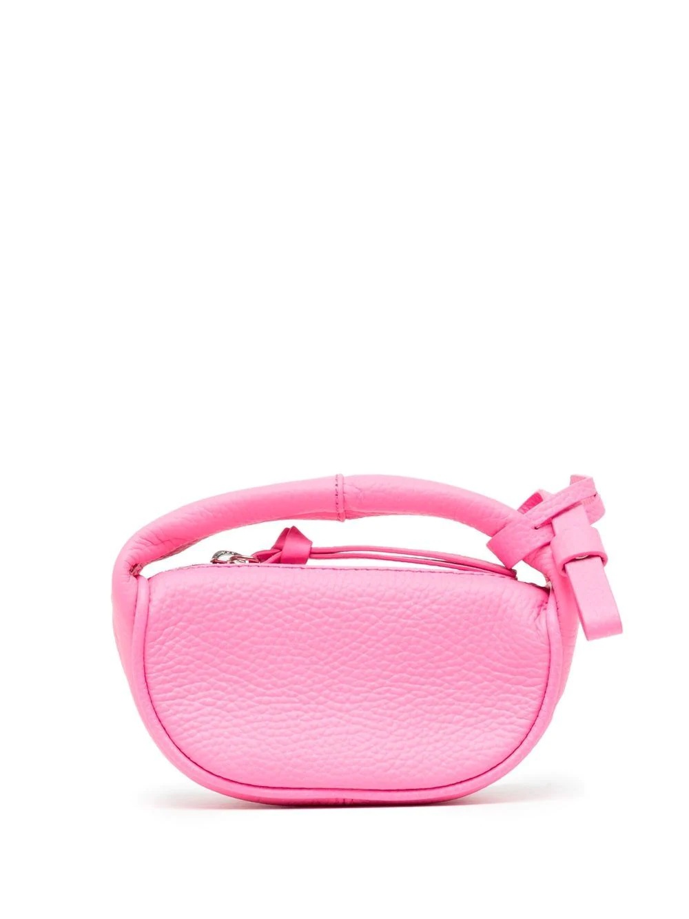 knot-detailed leather mini bag - 1