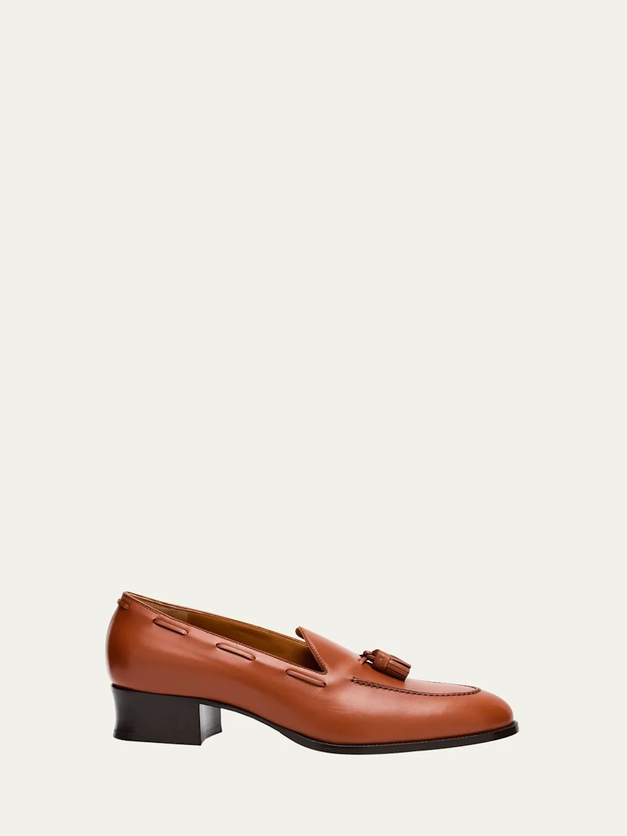 Serge Prestige Calfskin Tassel Loafers - 1