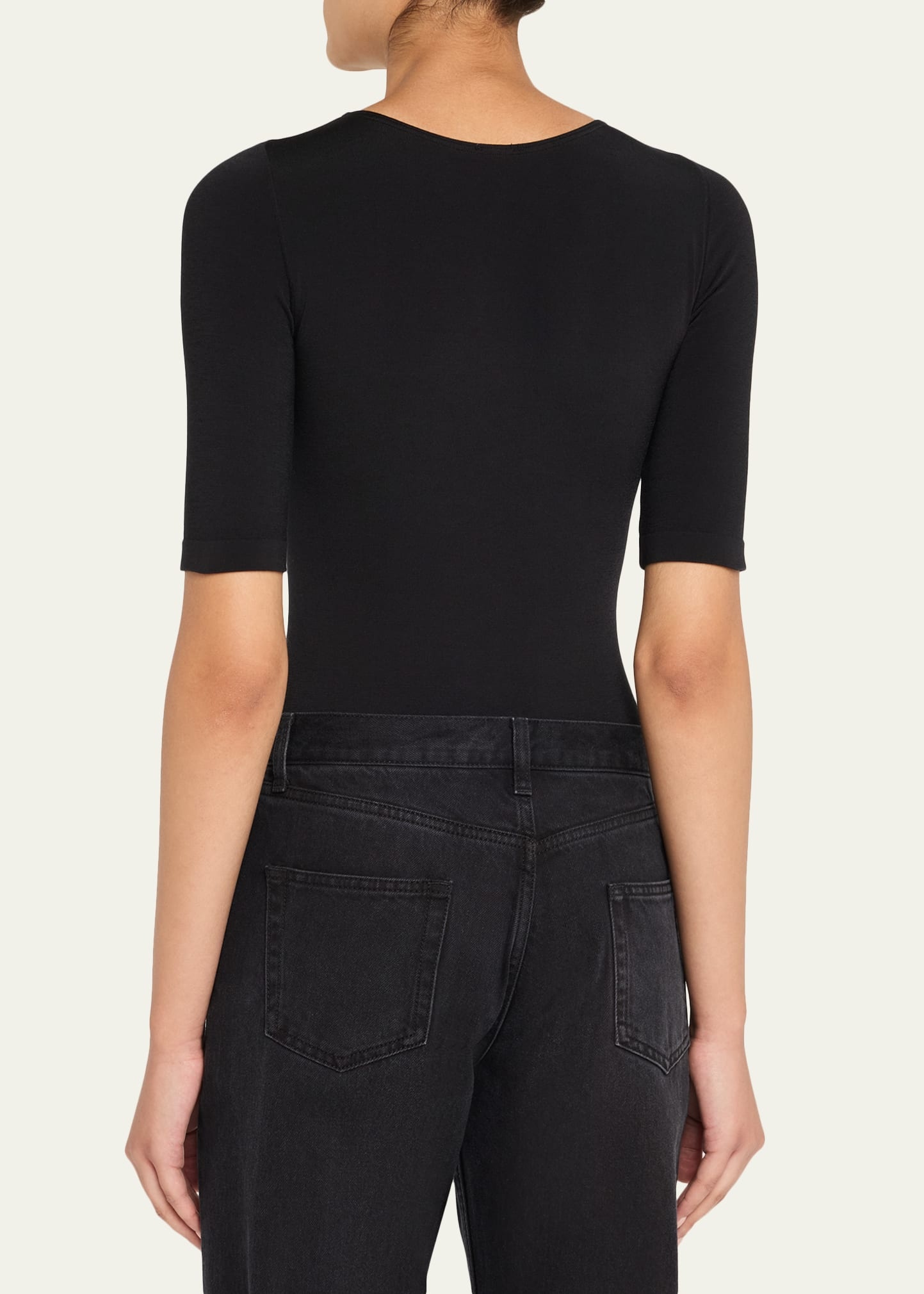 Bahamas Short-Sleeve Crewneck Bodysuit - 3
