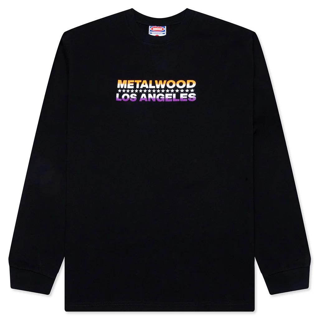 FLYER L/S T-SHIRT - BLACK - 1