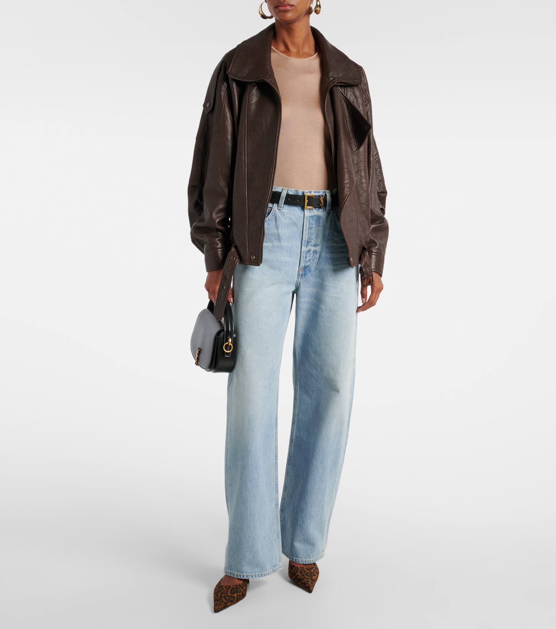 Gwendoline Scrunch high-rise wide-leg jeans - 2