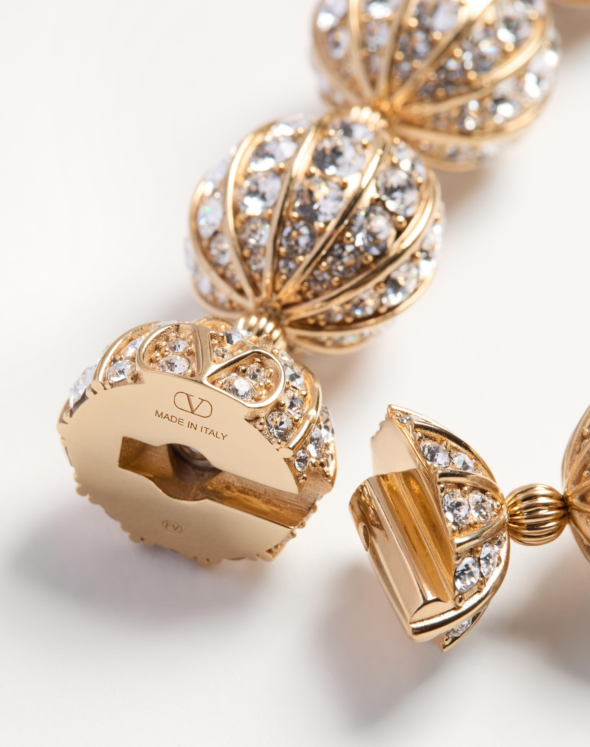 POETIQUE DES GOUTTES METAL AND SWAROVSKI® CRYSTAL NECKLACE - 4