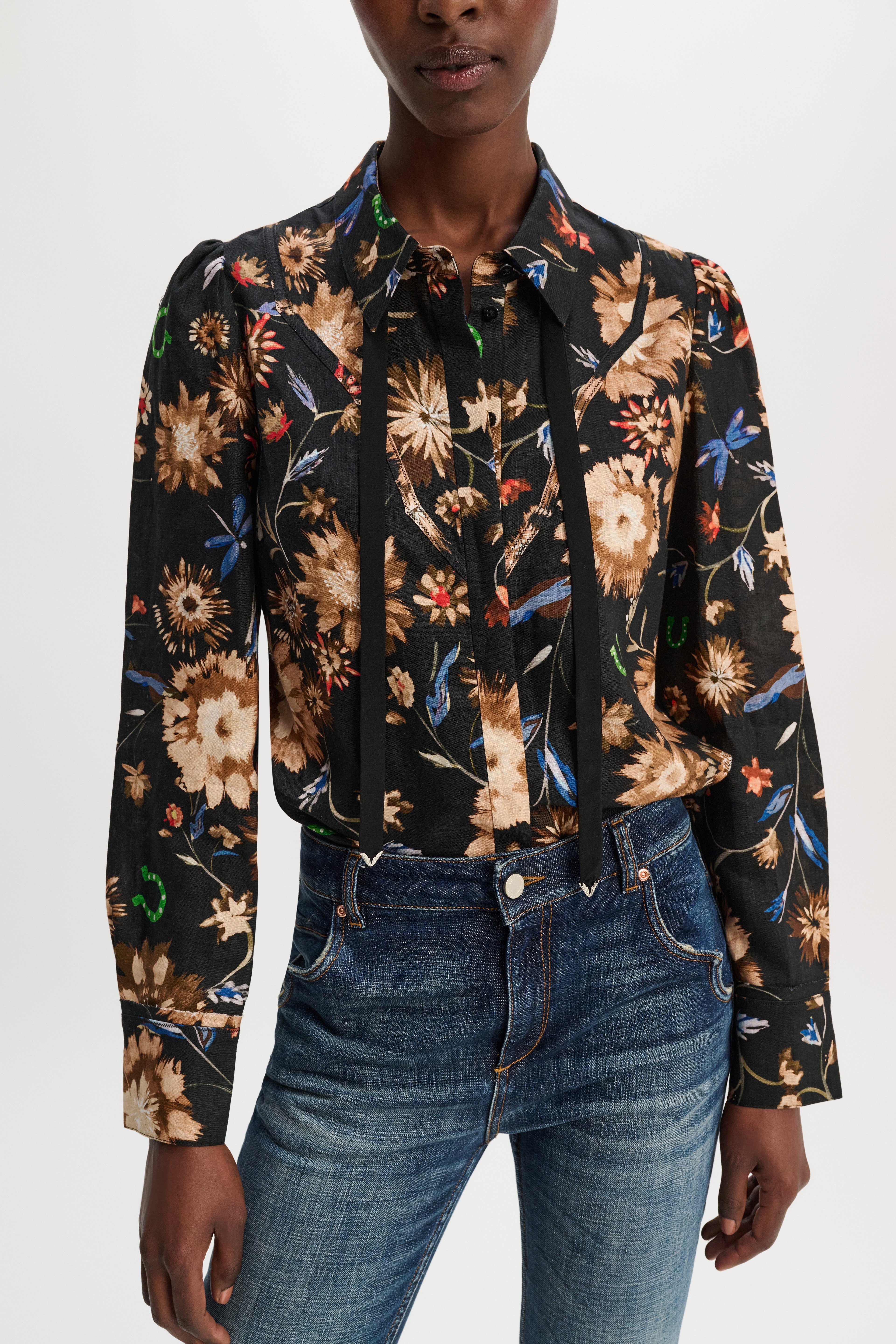 FLORAL EASE I blouse - 5