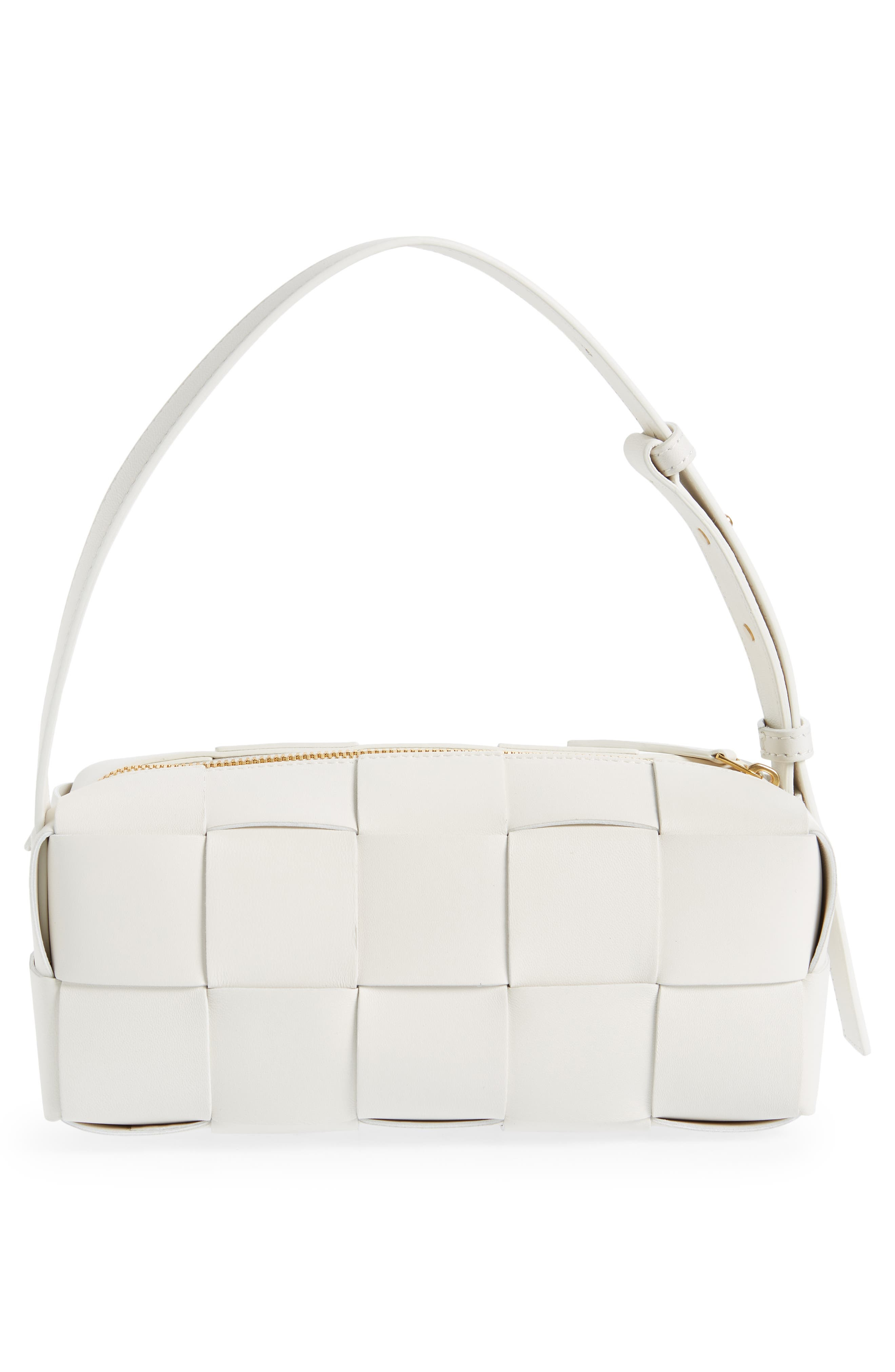 Brick Intrecciato Leather Shoulder Bag - 3