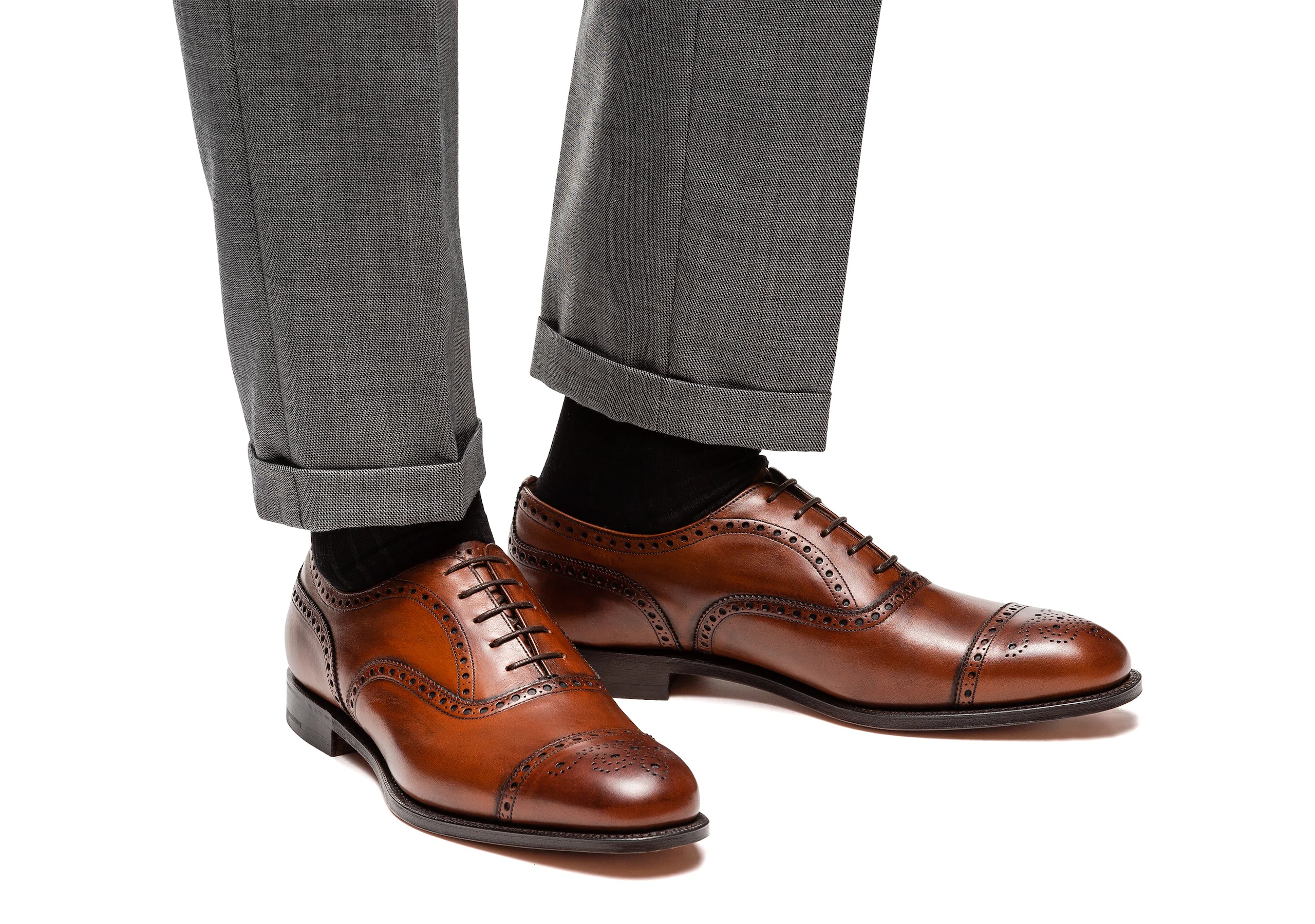 Church's Diplomat 173 Nevada Leather Oxford Brogue Walnut | REVERSIBLE