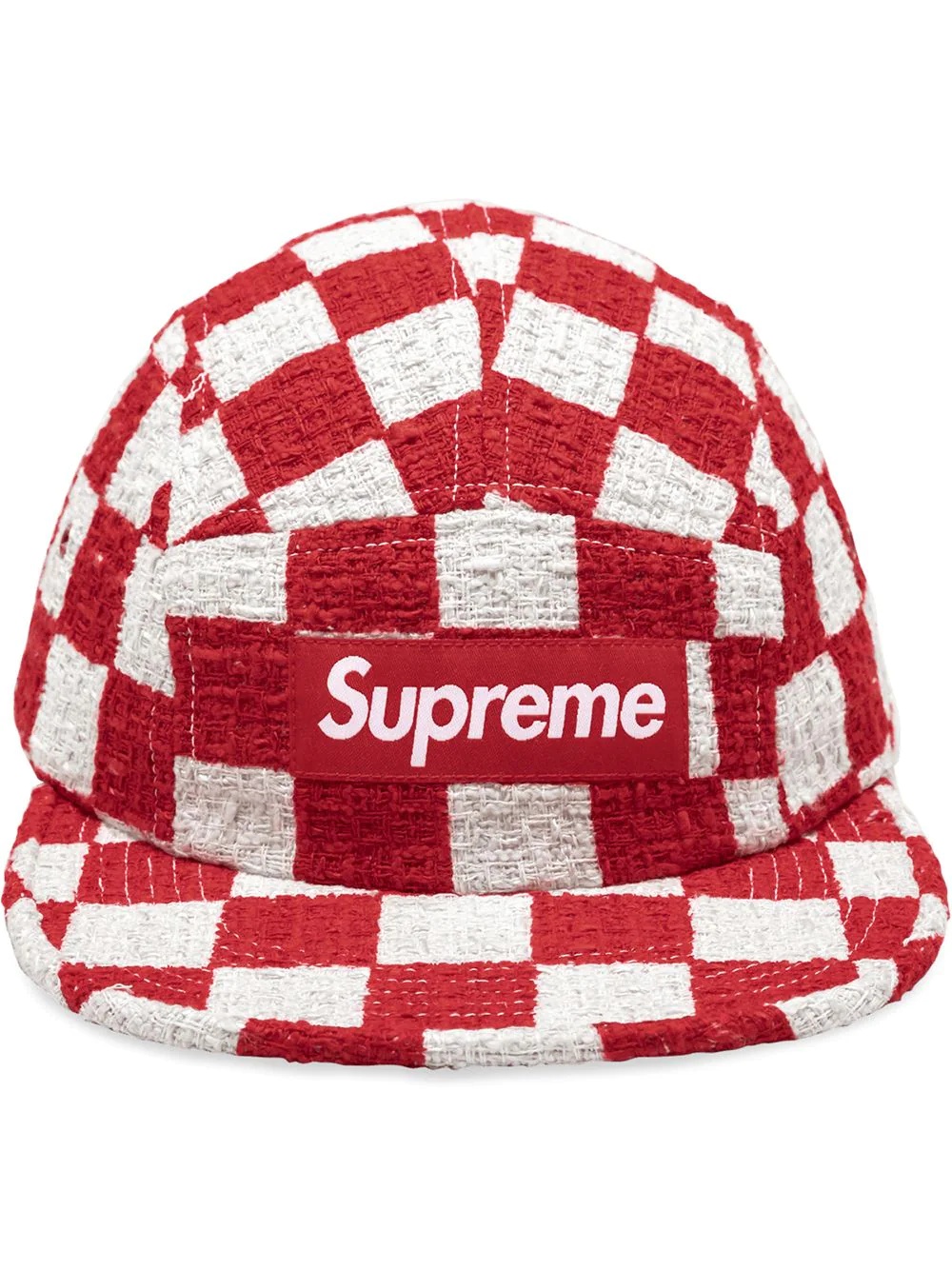 checkerboard boucle camp cap 'SS19' - 1