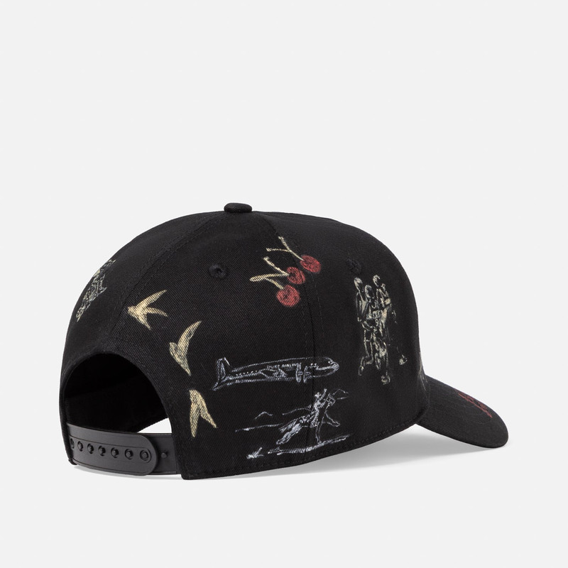 Hand-Painted NY Black Cap 6