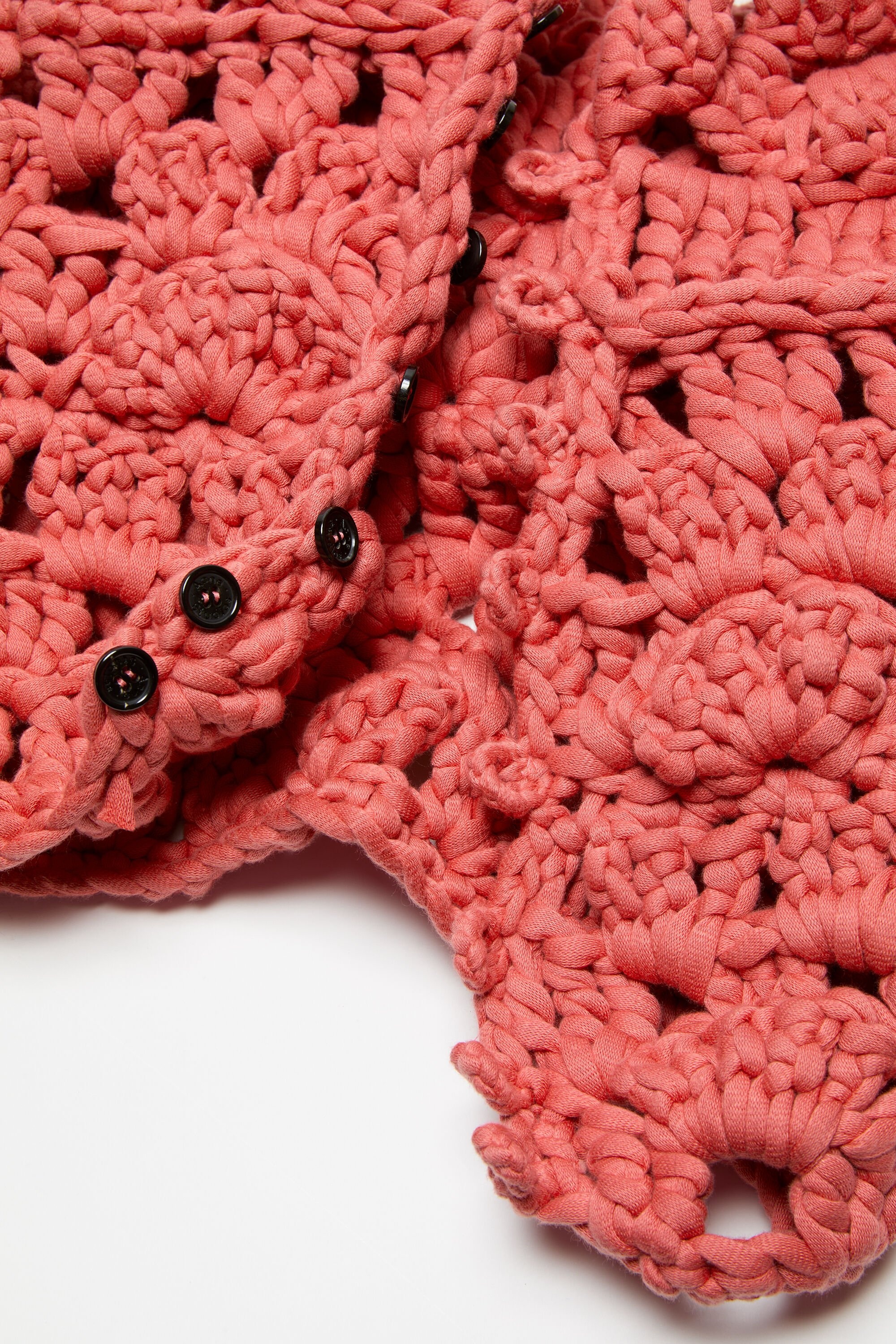 Crochet top - Coral red - 5