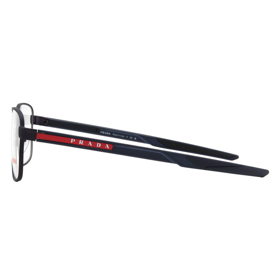Prada Linea Rossa Demo Rectangular Men's Eyeglasses PS 54OV UR71O1 57 - 3