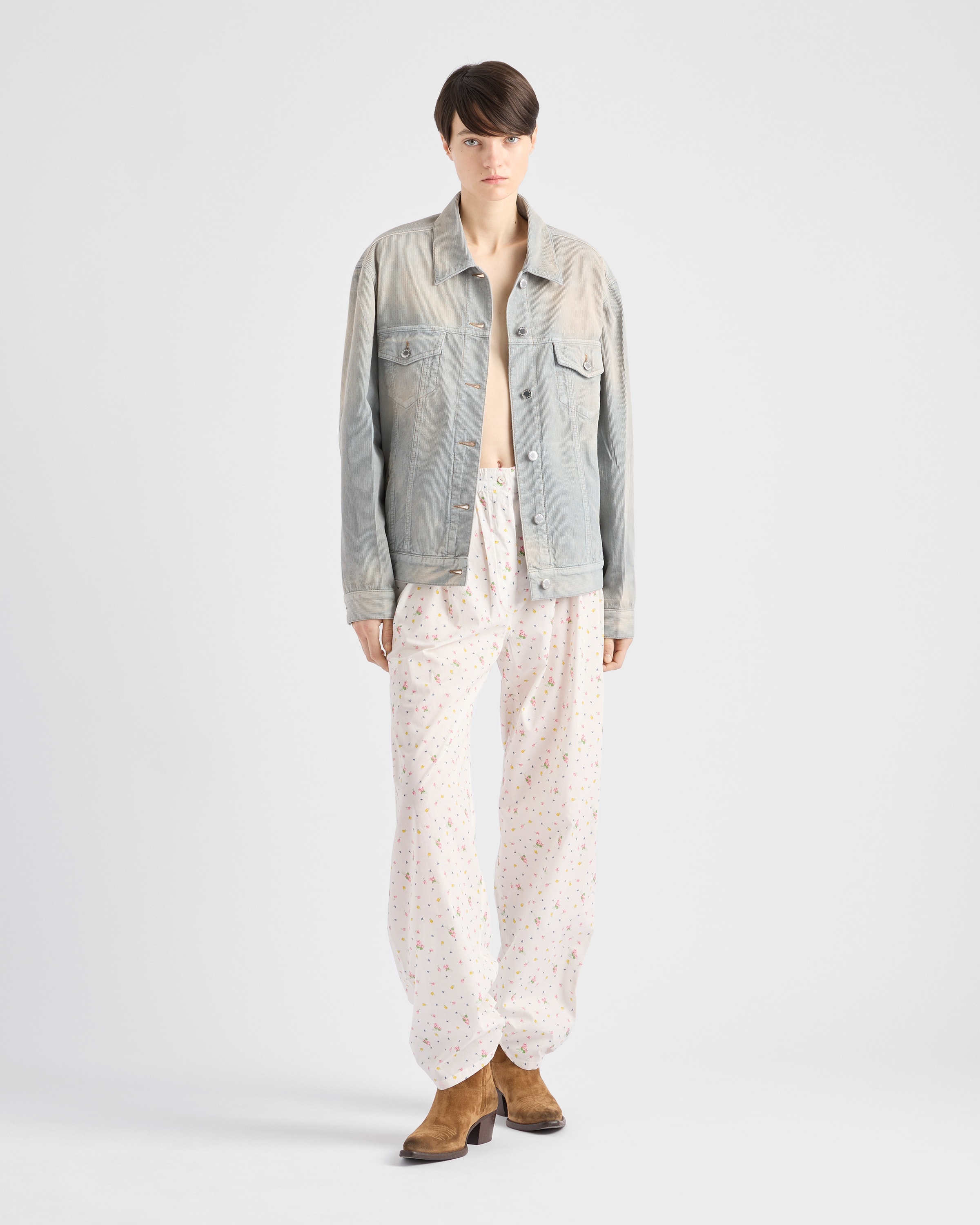 Corduroy blouson jacket - 2