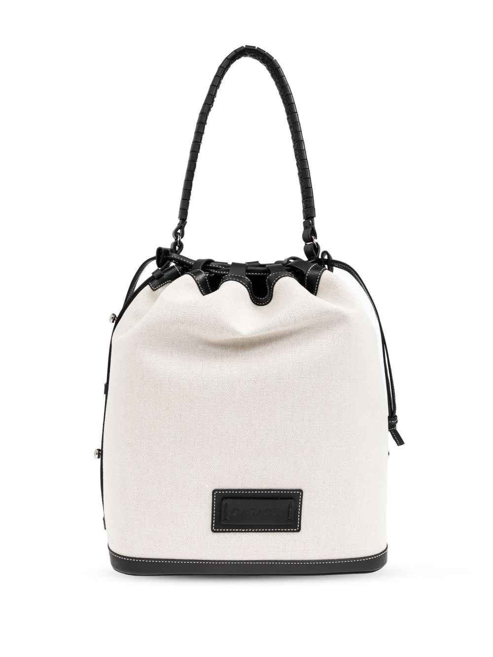 cotton-canvas bucket bag - 3